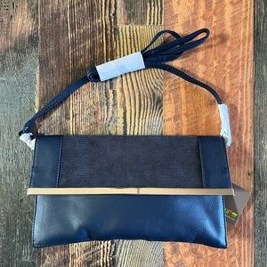 Hotter Navy Clutch Hand Bag